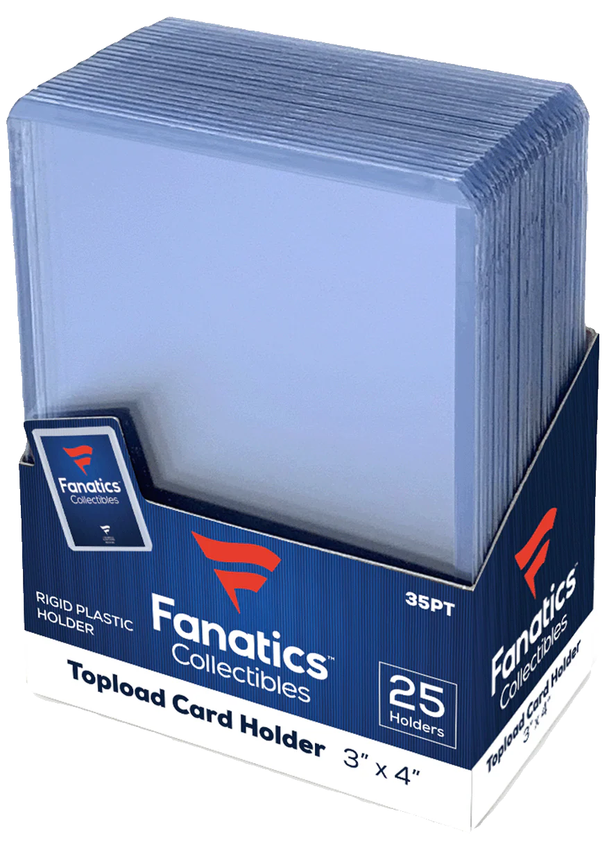 Fanatics Collectibles Toploader 35 pt 3 × 4 Zoll 25 Stück