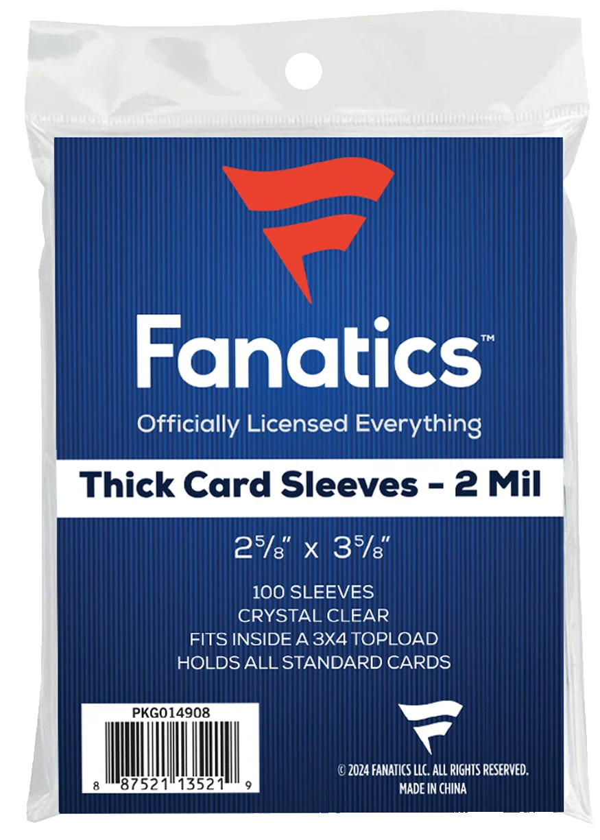 Fanatics Collectibles Thick Soft Sleeves 100 Stück