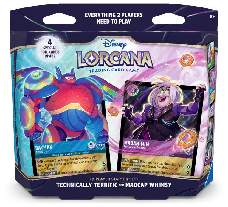 Disney Lorcana Technically Terrific & Madcap Whimsy Zwei-Spieler Starterdeck - EN