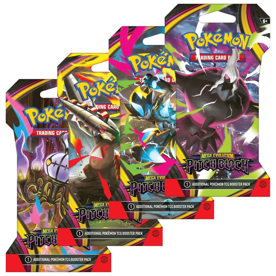 Pokémon Pitch Black Sleeved Booster ME05 EN