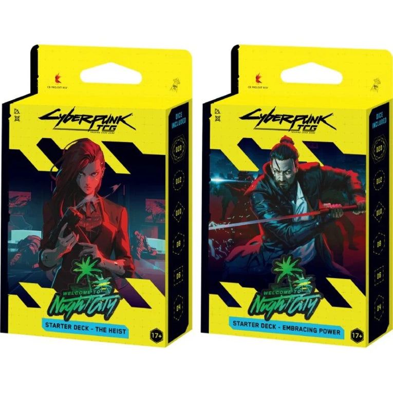 Cyberpunk TCG Welcome to Night City Beta Starter Deck