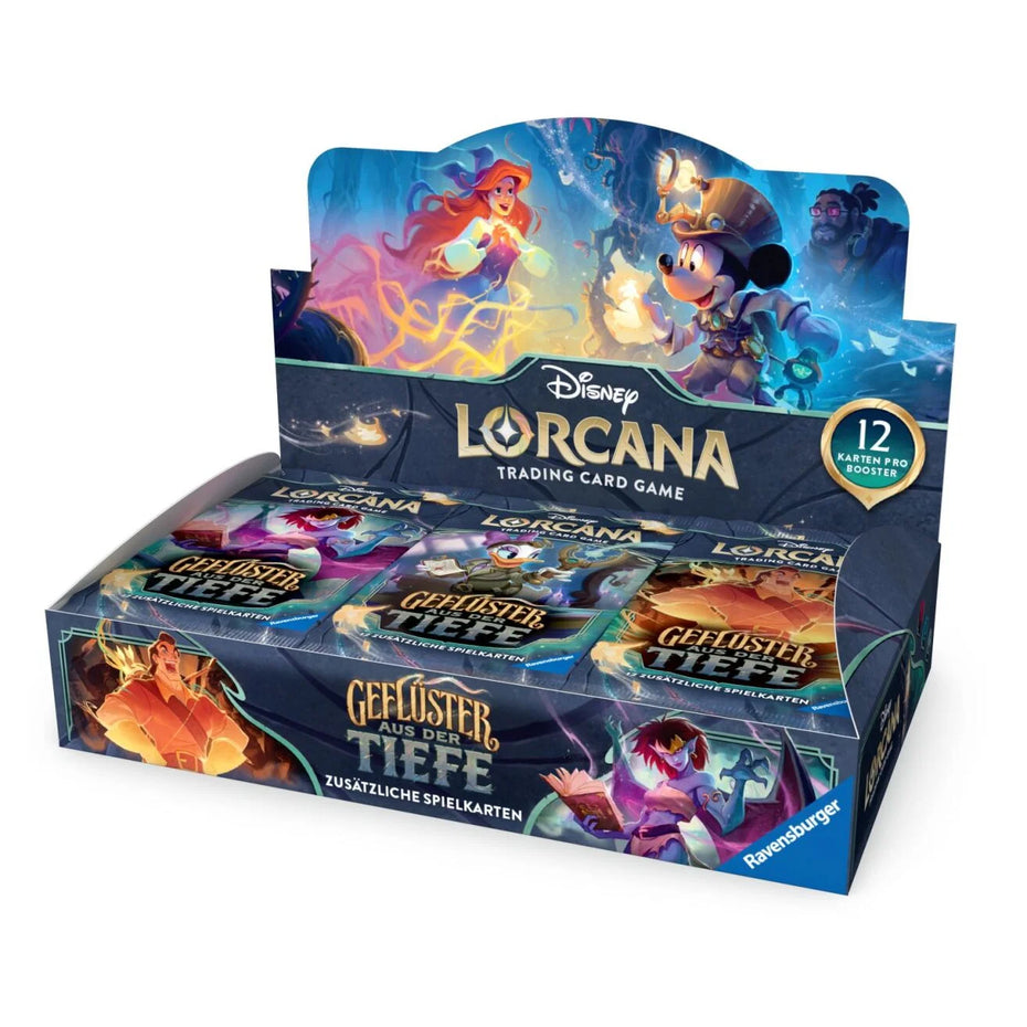 Disney Lorcana Geflüster aus der Tiefe Set 10 Display DE