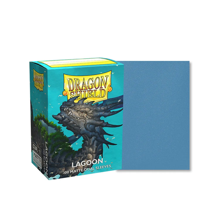 Dragon Sleeves - Standard Size - Matt Dual Lagoon TCG