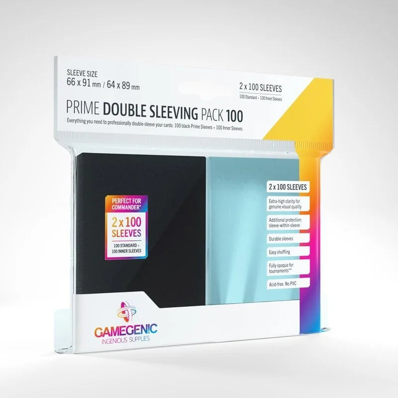 Gamegenic - Prime Double Sleeving Pack - Standard Size TCG