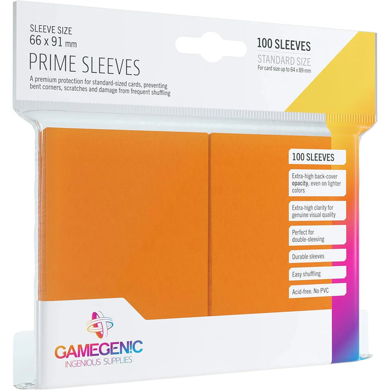 Gamegenic - Prime Sleeves - Standard Size Orange TCG Zubehör