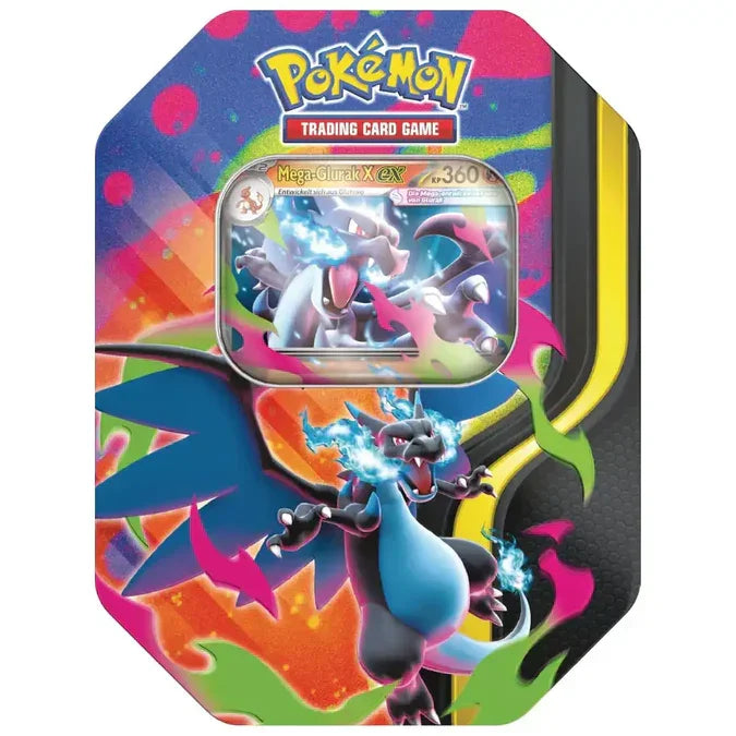 Pokémon Mega-Entwicklung Mega Glurak Tin DE