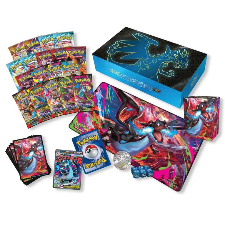 Pokémon Mega Glurak X ex Ultra-Premium Kollektion DE