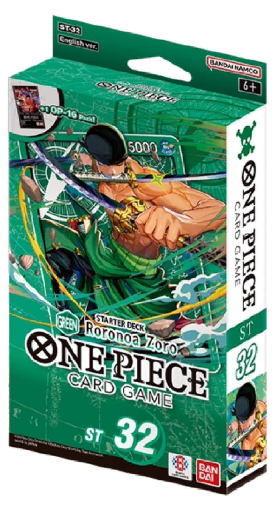 One Piece Green Roronoa Zoro (ST-32) Starter Deck - EN