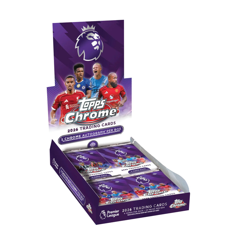 Topps Chrome Premier League 2026 - Hobby Box - EN