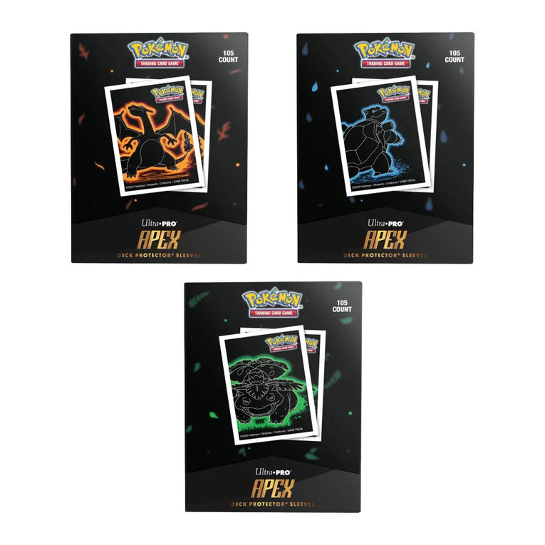 Ultra PRO Pokémon Neon Kanto 105ct APEX Deck Protector TCG