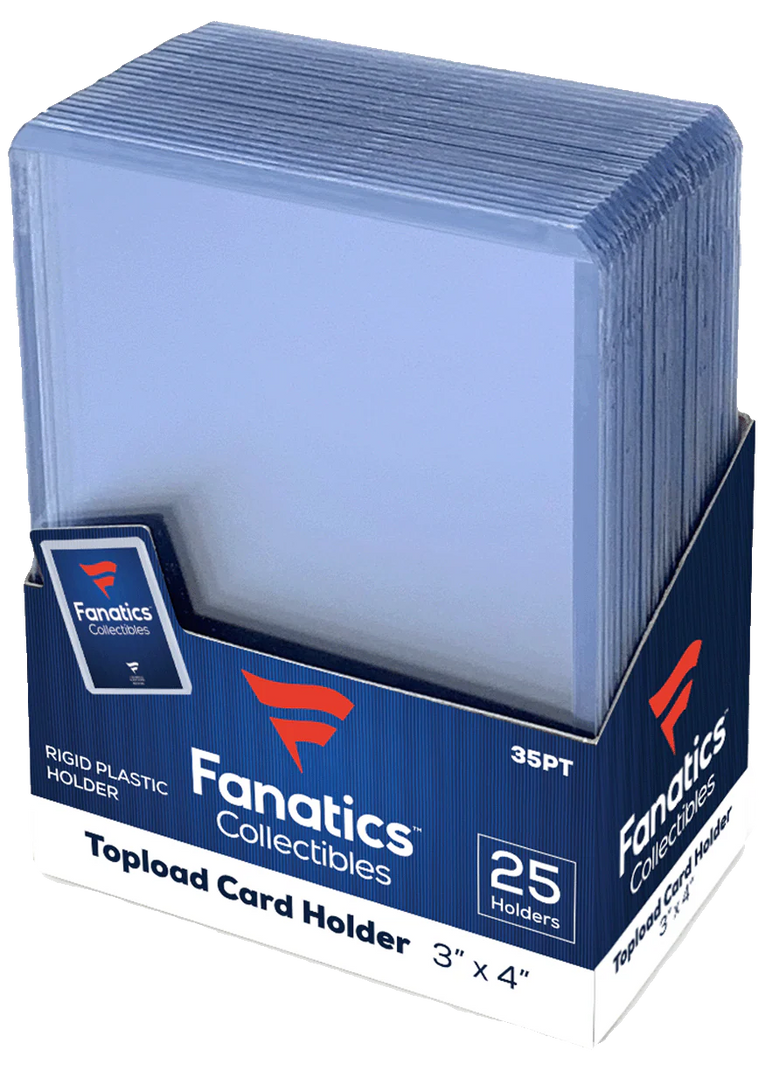 Fanatics Collectibles Toploader 35 pt 3 × 4 Zoll 25 Stück
