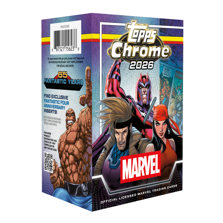 Topps Chrome Marvel Comics 2026 Value Box