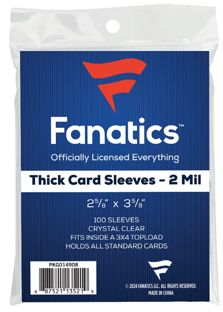 Fanatics Collectibles Thick Soft Sleeves 100 Stück