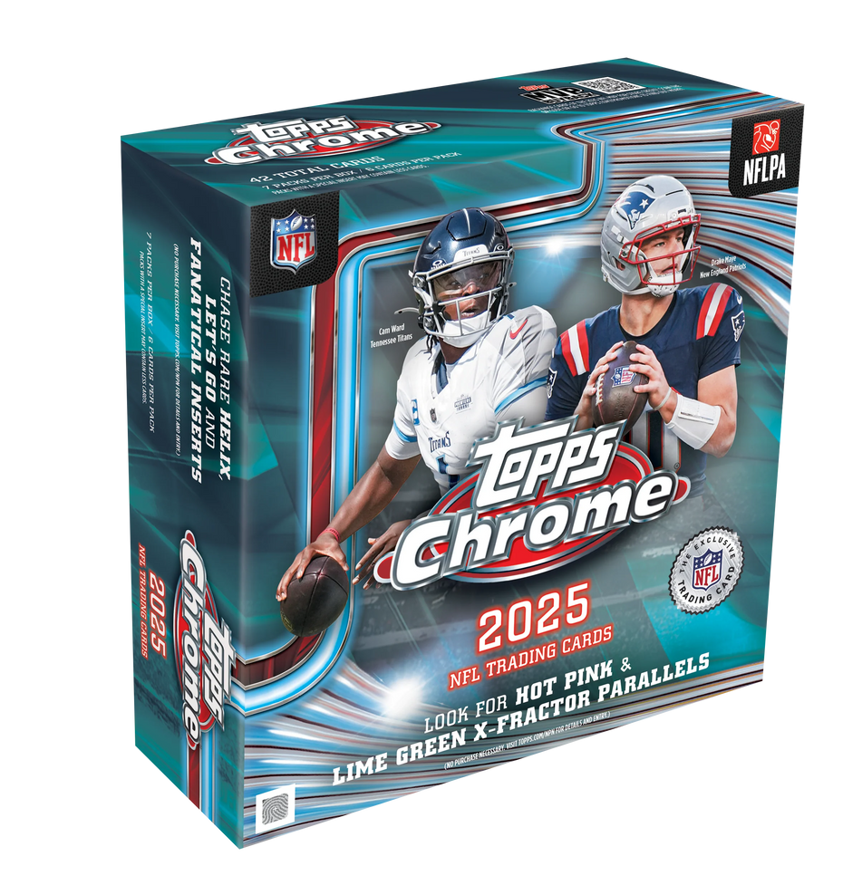 Topps Chrome NFL Football 2025 Mega Box - EN
