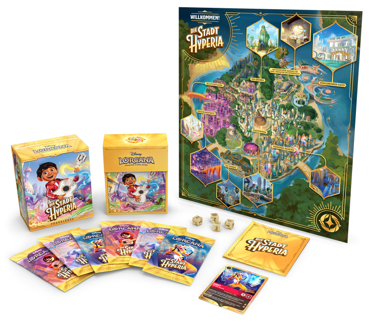 Disney Lorcana Die Stadt Hyperia (Set 14) Prerelease Pack - DE