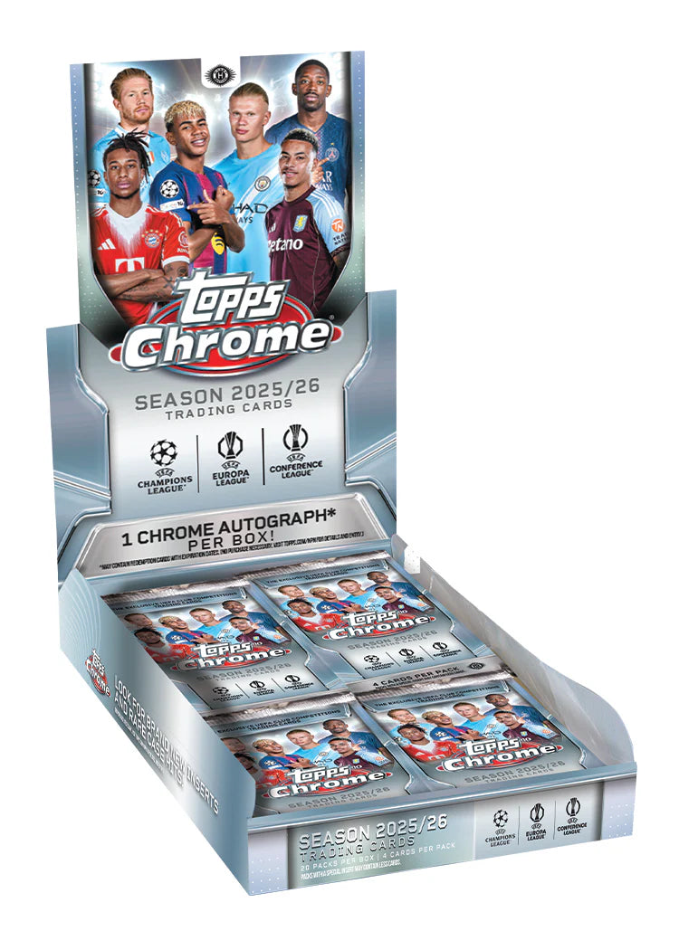 Topps Chrome UEFA Club Competitions 2025/26 Hobby Box - EN