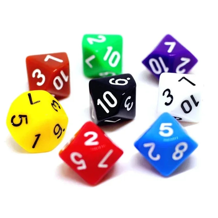 Chessex - Set of Ten d10 Dice TCG Zubehör