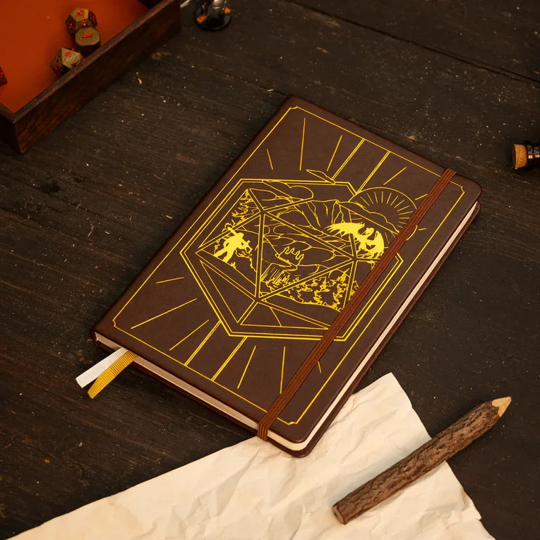 DnD 5e Player Journal Brown Rollenspiele Zubehör