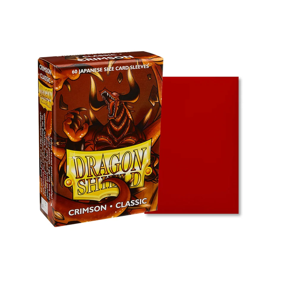 Dragon Sleeves - Japanese Size - Classic Crimson TCG Zubehör