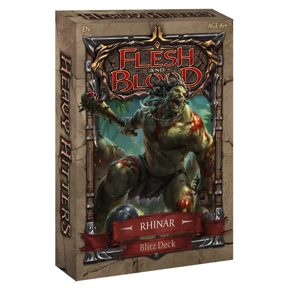 Flesh & Blood - Heavy Hitters- Blitz Decks- EN Rhinar