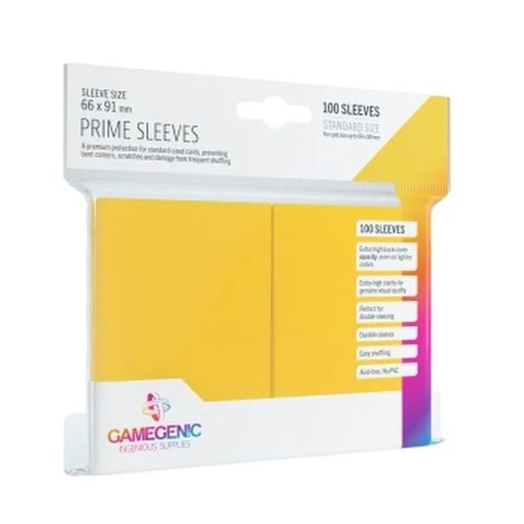 Gamegenic - Prime Sleeves - Standard Size Yellow TCG Zubehör