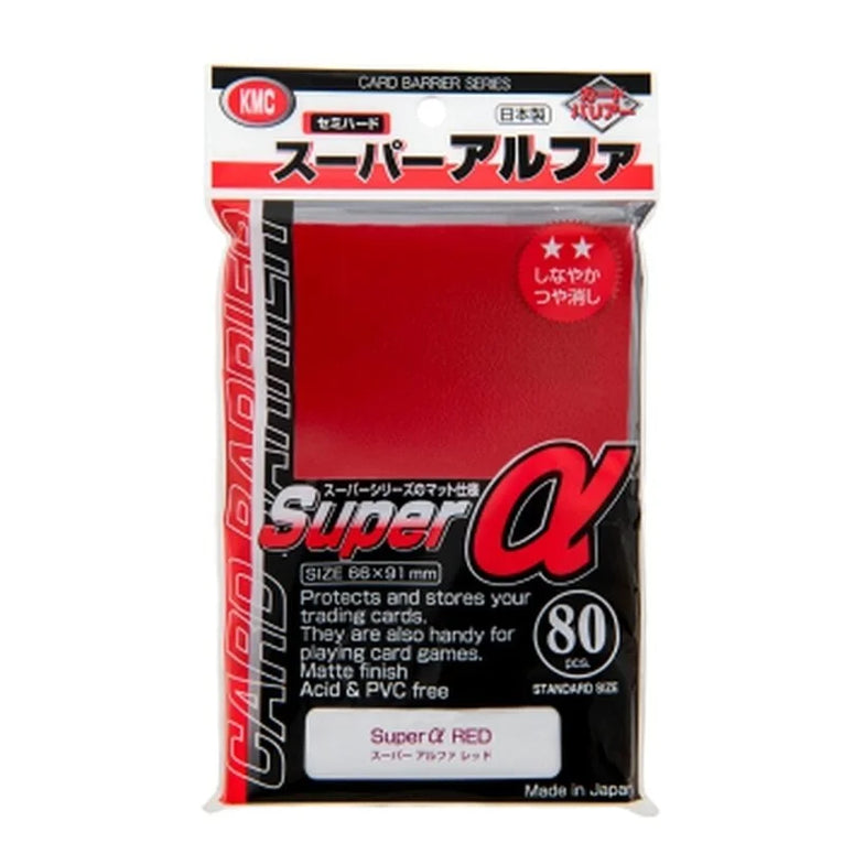 KMC Super Alpha Red - Standard Size TCG Zubehör