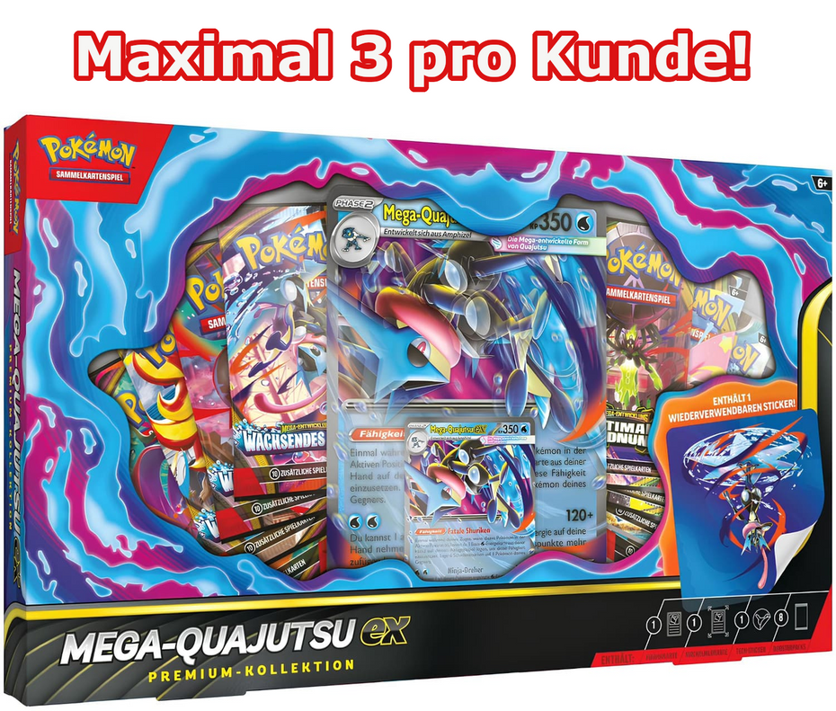 Pokémon Mega-Quajutsu-ex Premium-Kollektion - DE