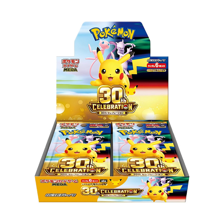 Pokémon 30th CELEBRATION (m6a) Display - JP