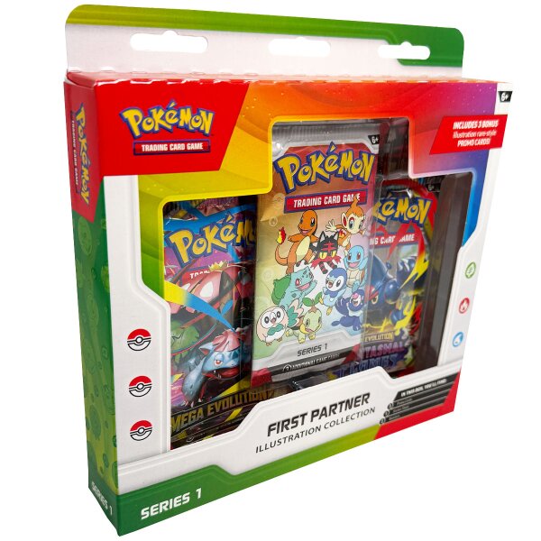 Pokémon- Erste Partner Illustrations Kollektion Series 1 - EN