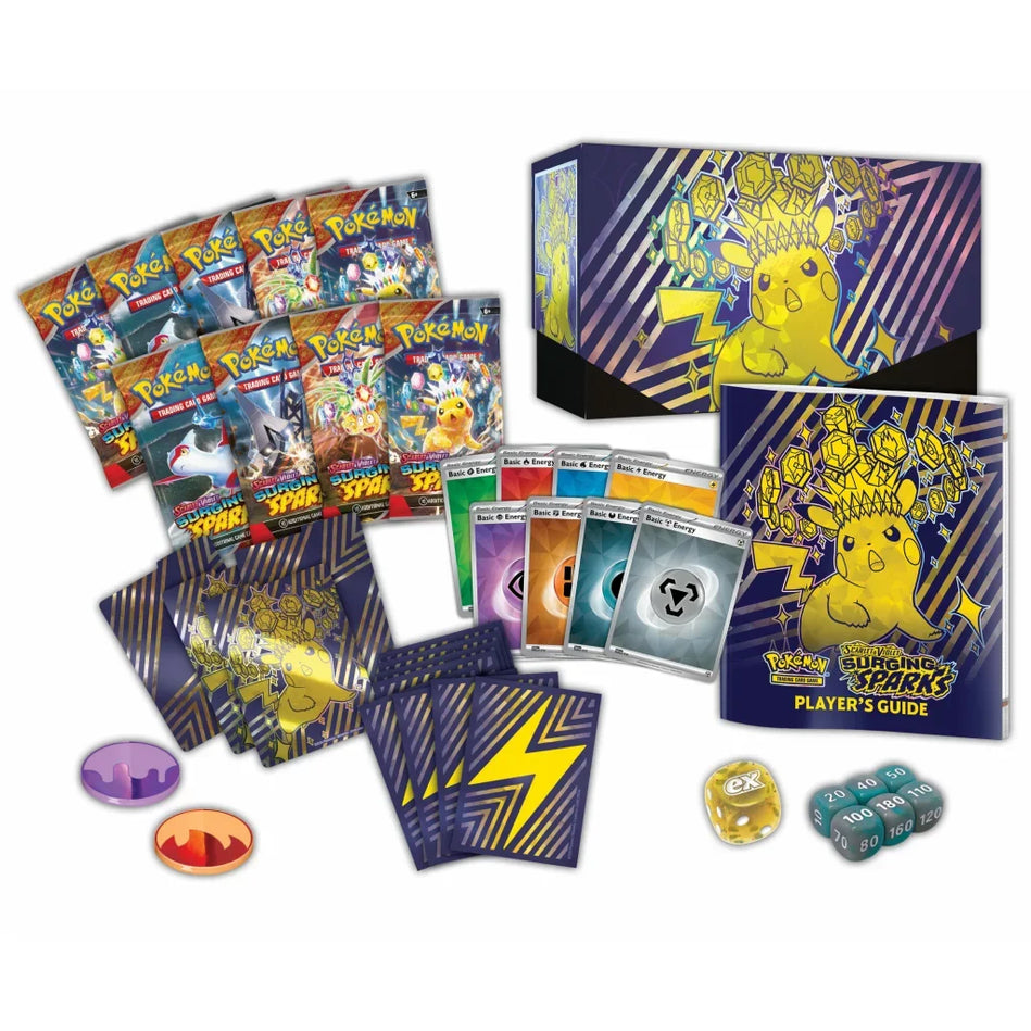Pokémon Karmesin & Purpur Stürmische Funken Top Trainer Box