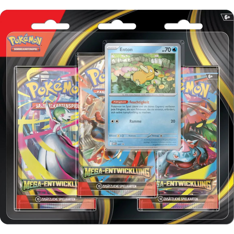 Pokémon - ME01 - Mega-Entwicklung - 3-Blister- DE Enton
