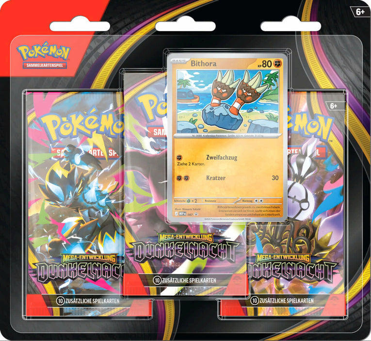 Pokémon Dunkelnacht (PBL) 3-Pack-Blister - DE