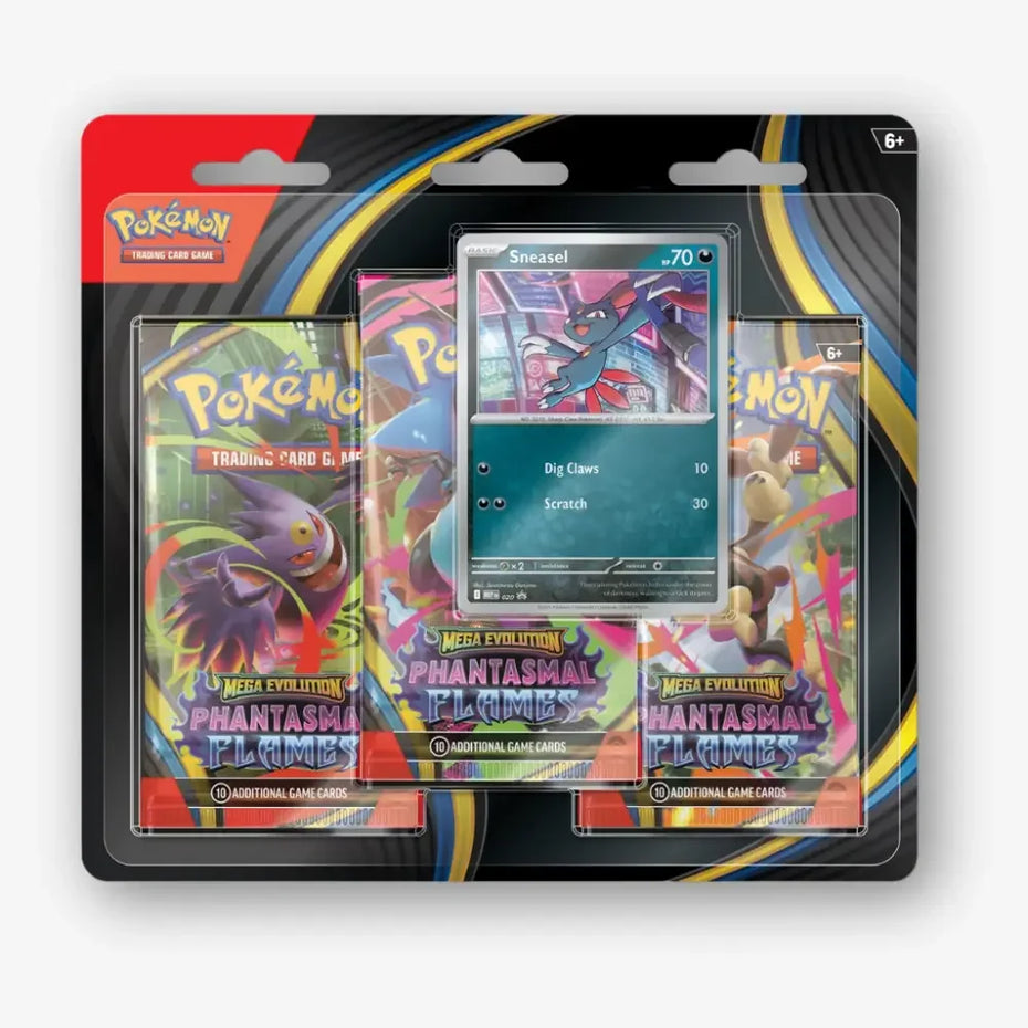Pokémon Phantasmal Flames ME02 3 Pack Blister EN Sneasel