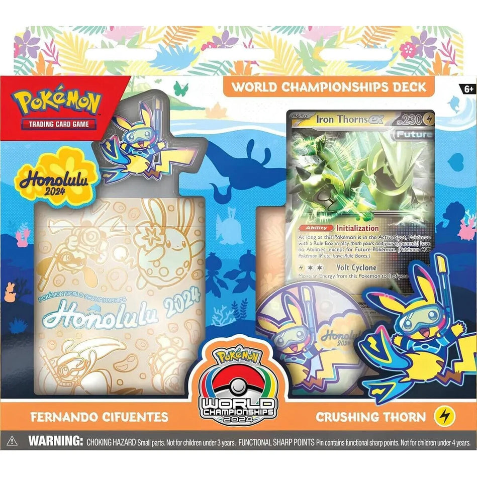 Pokémon - Weltmeisterschaftsdeck 2024 - DE Crushing Thorn