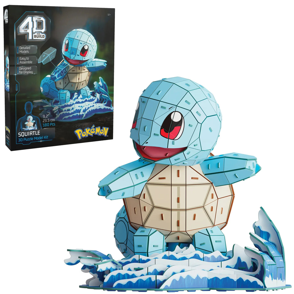 Spin Master 4D Build - Pokémon Figuren Schiggy Figuren