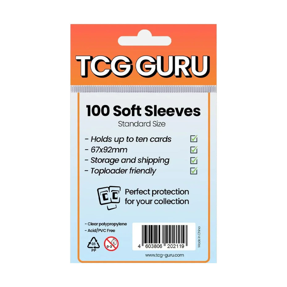 TCG Guru Soft Sleeves Standard Size TCG Zubehör