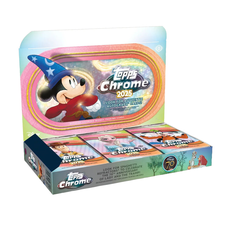 Topps - Chrome - Disney - Hobby Box - 2025 - EN