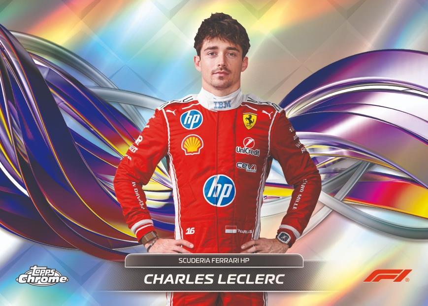 Möglicher Kartenpull: Charles Leclerc Helix Short Print – Kartenbeispiel, nicht garantiert