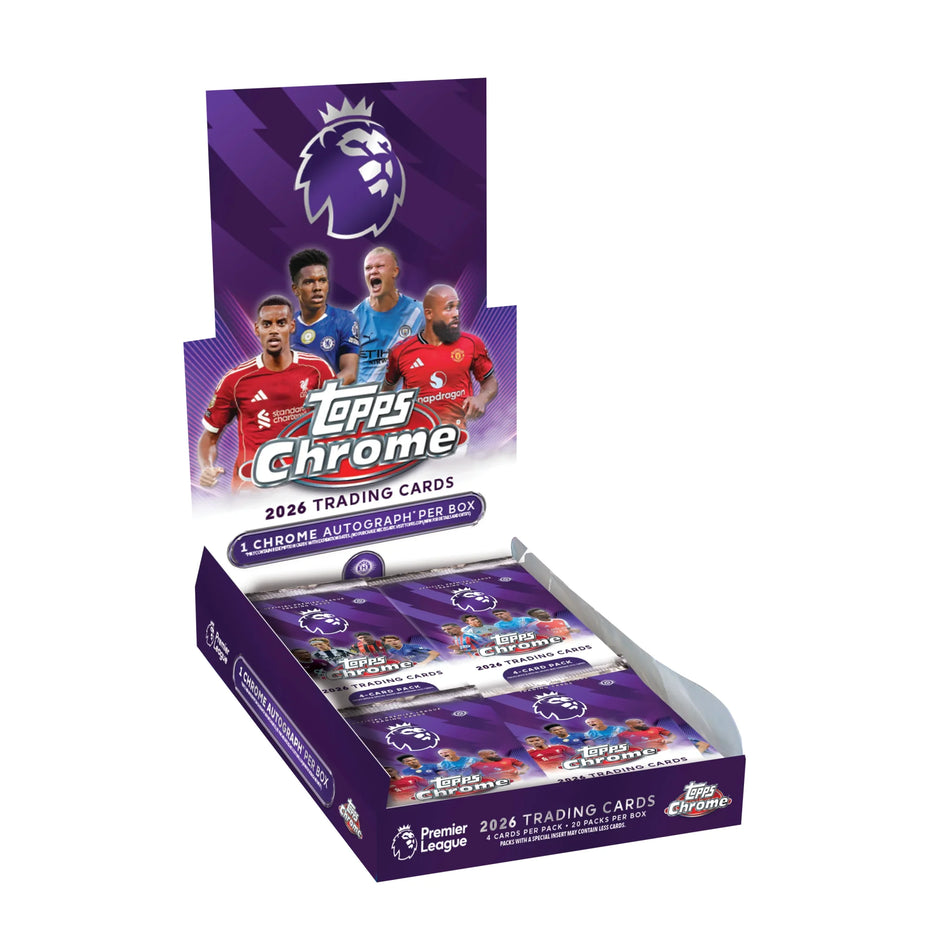 Topps Chrome Premier League 2026 - Hobby Box - EN