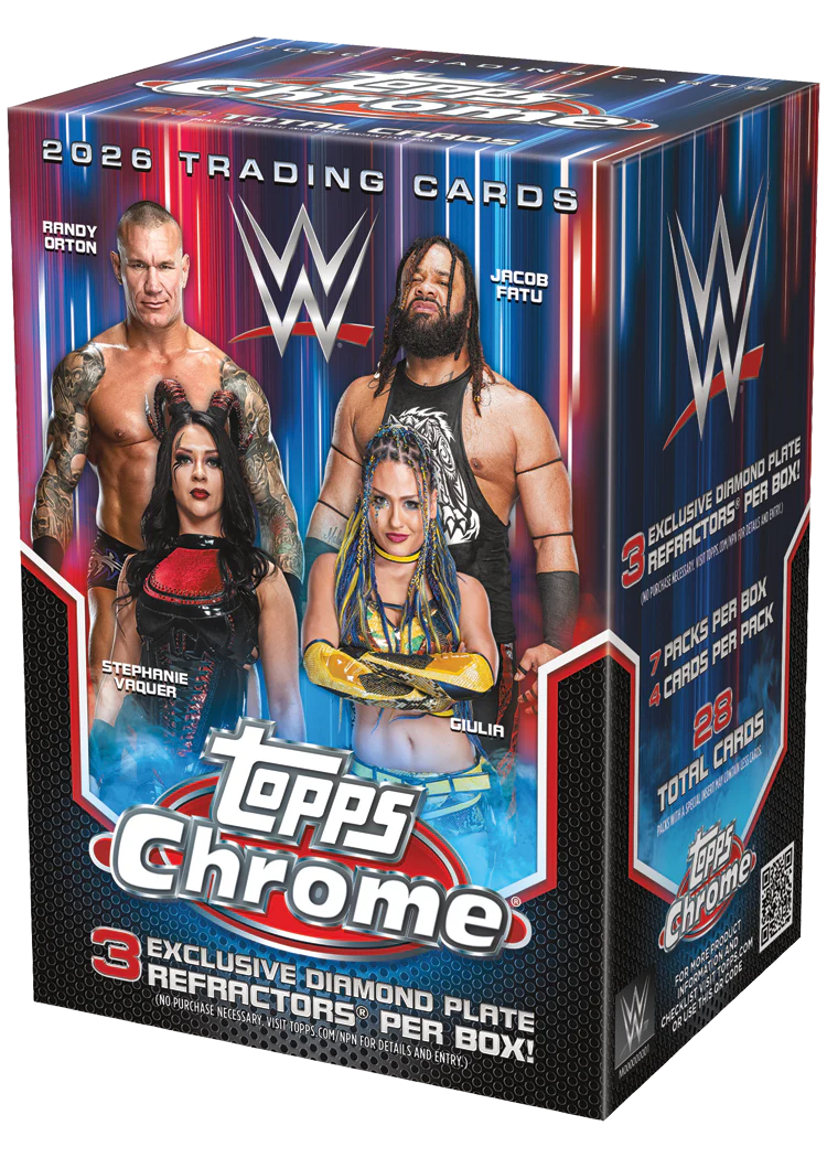 Topps Chrome WWE 2026 Value Box