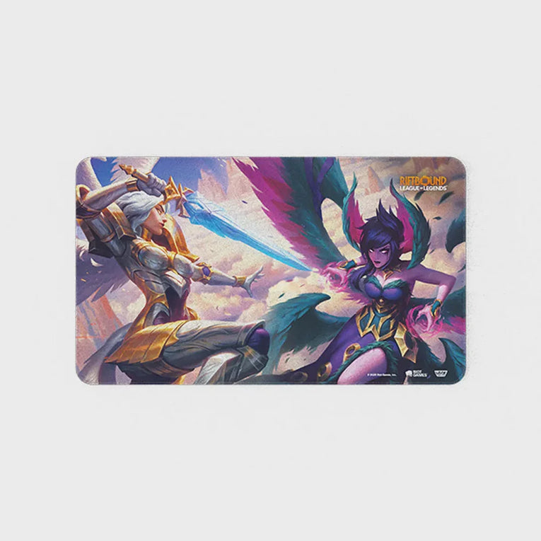 Riftbound League of Legends TCG Vendetta Kayle vs Morgana Playmat