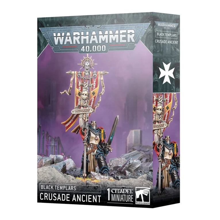 Warhammer 40k - Black Templars - Kreuzzug-Standartenträger